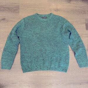 Green Knit Sweater Size XL